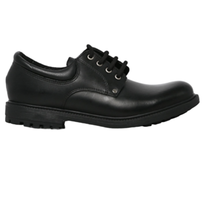 Bronx Leather Black Pluto Shoe