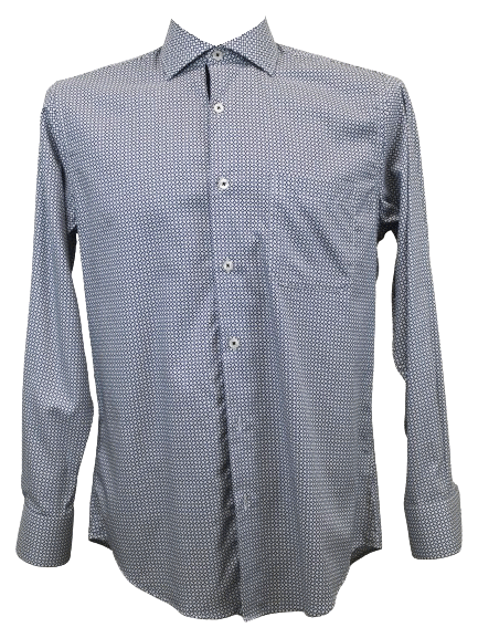 Rossini Blue Pattern Men's Shirt