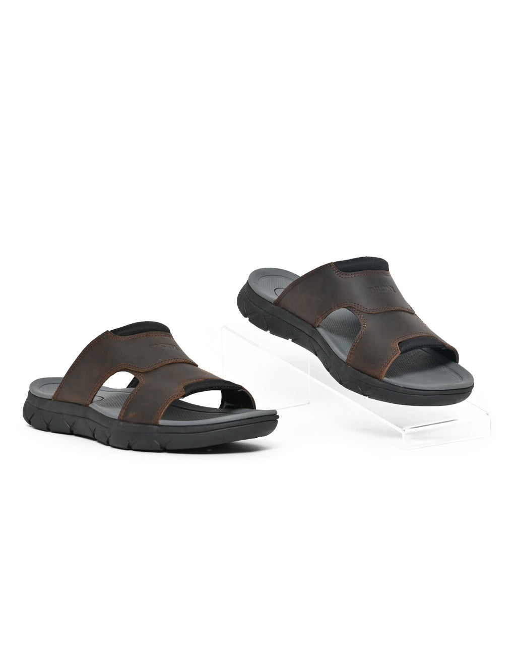 Bronx Leather Choc Midtown Sandals