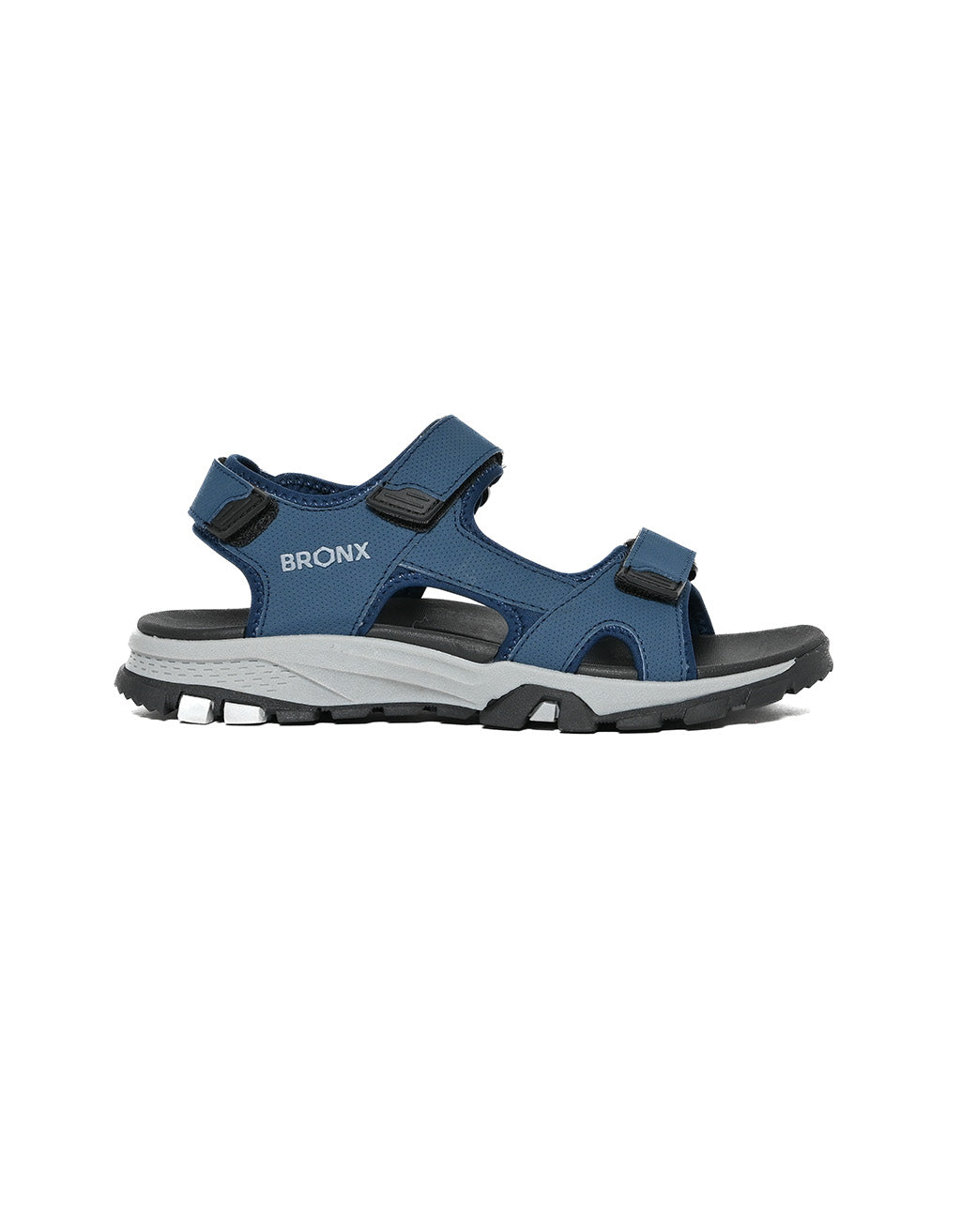 Bronx Navy Miami Velcro Strap Sandal