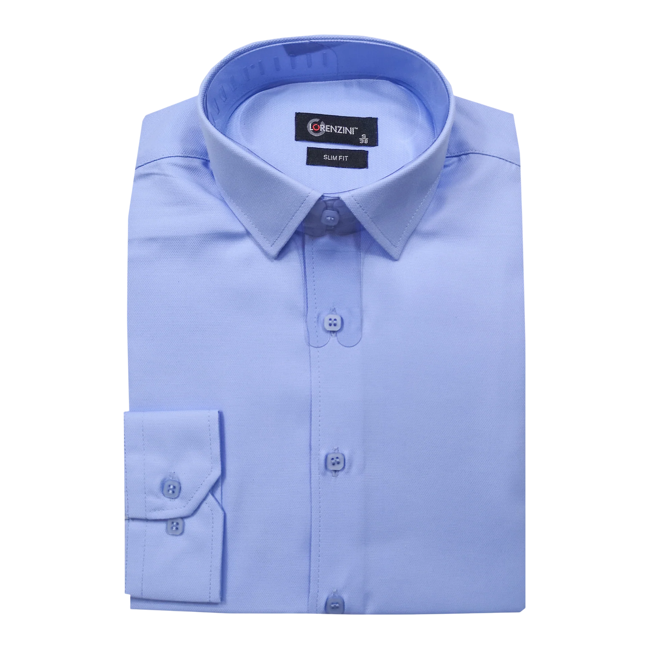 Lorenzini LS Slim Fit Sky Blue Shirt