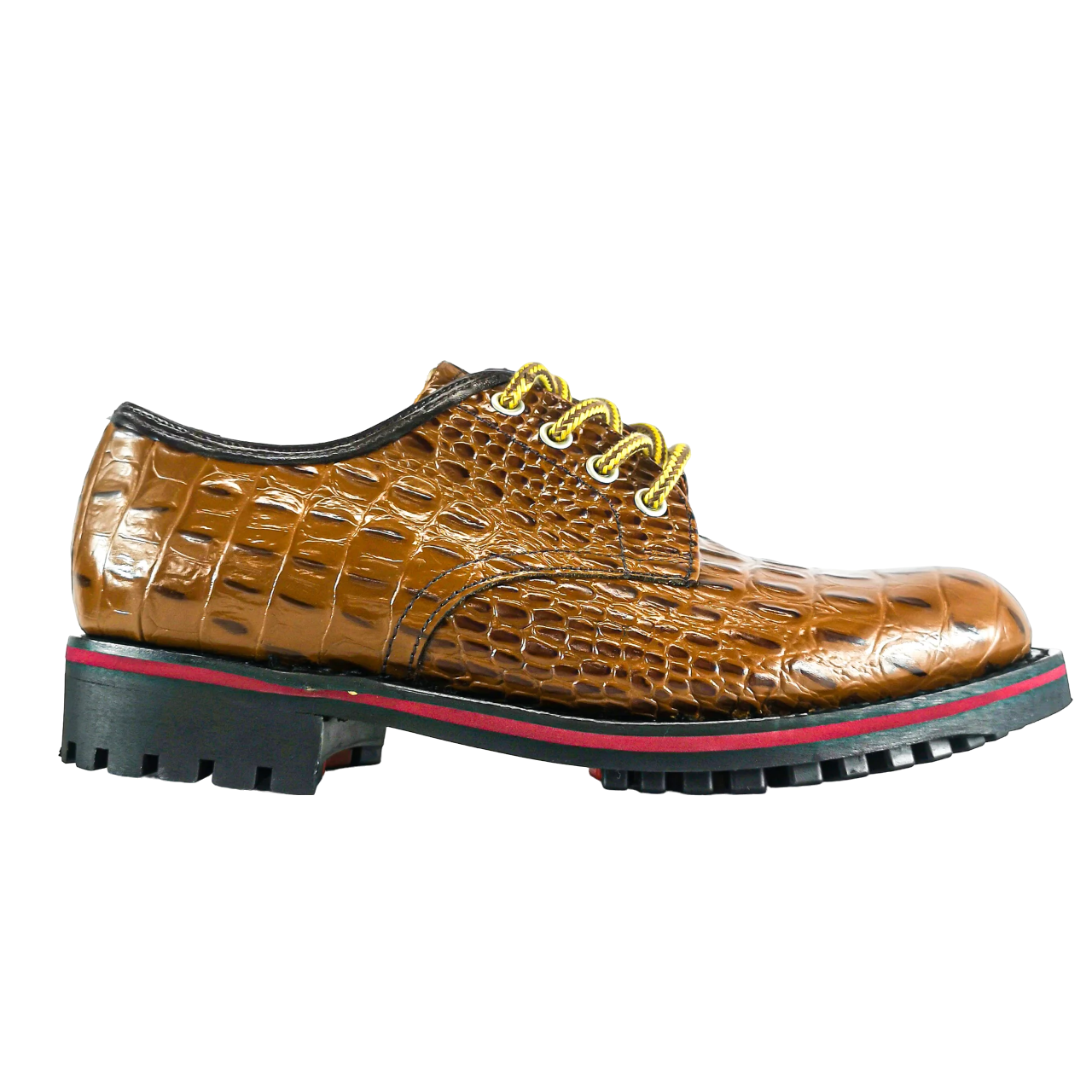 Ranger Leather Tan Brown Croc  Shoe