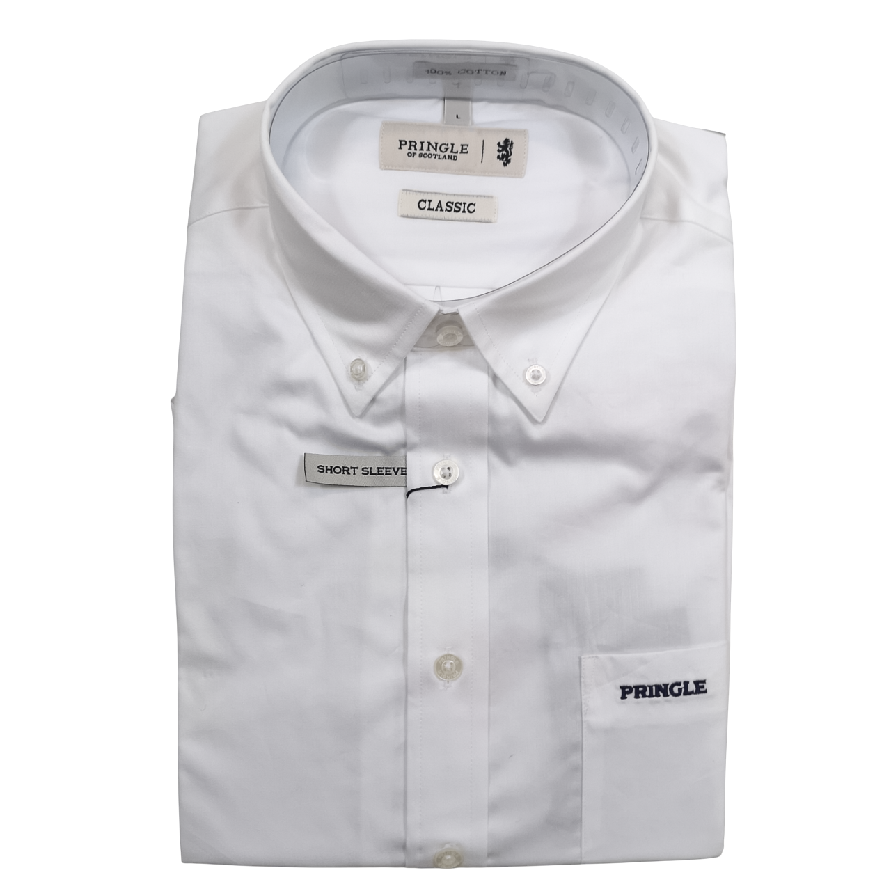 Pringle Of Scotland Bradley White Oxford Shirt