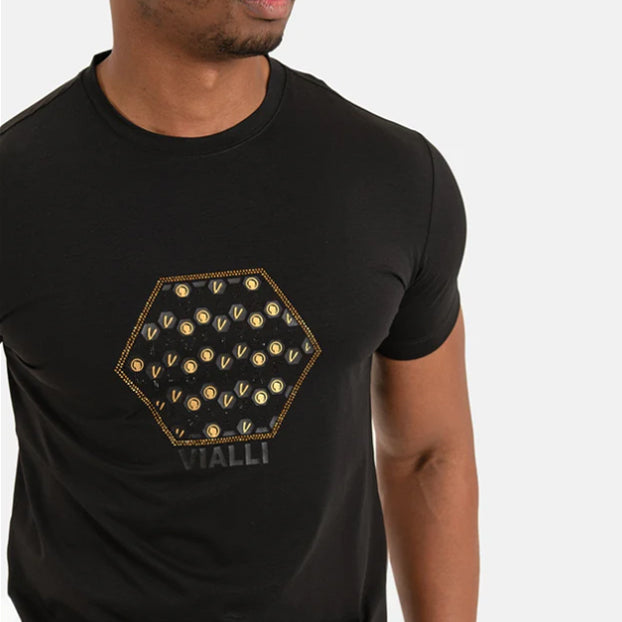 Vialli IMpower Black V T shirt