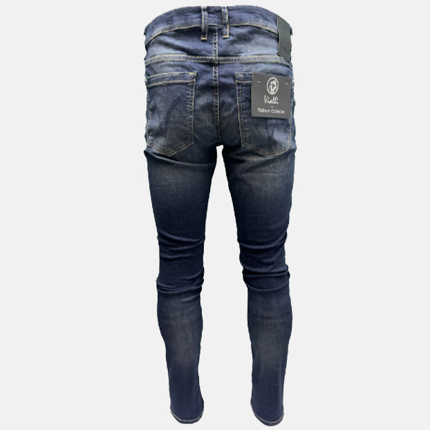 Vialli Iclipso Denim Blue Skinny Jeans