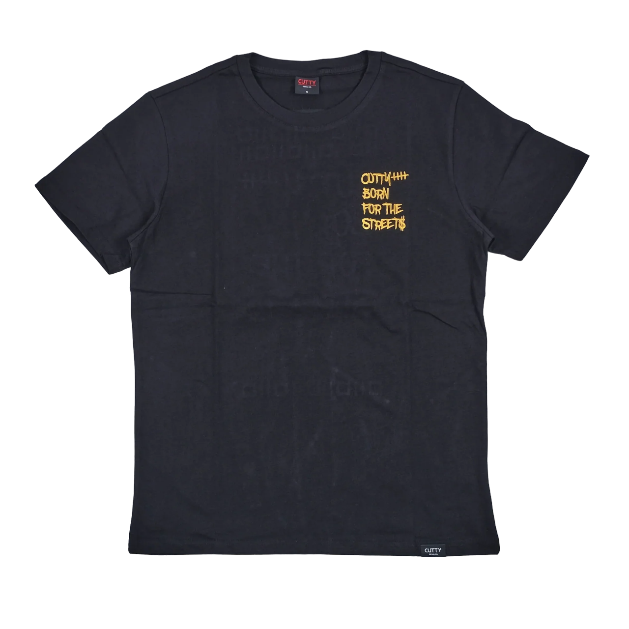 CUTTY BORN T-SHIRT( BLACK)