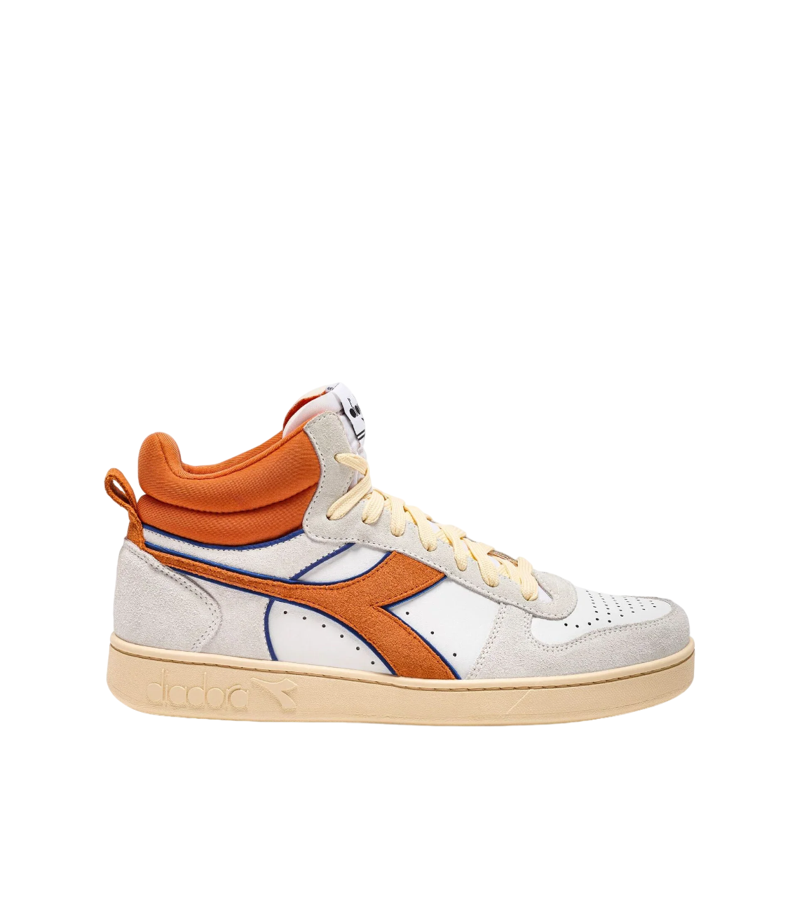 DIADORA Leather  Magic Basket Denim Mid HI Sneaker