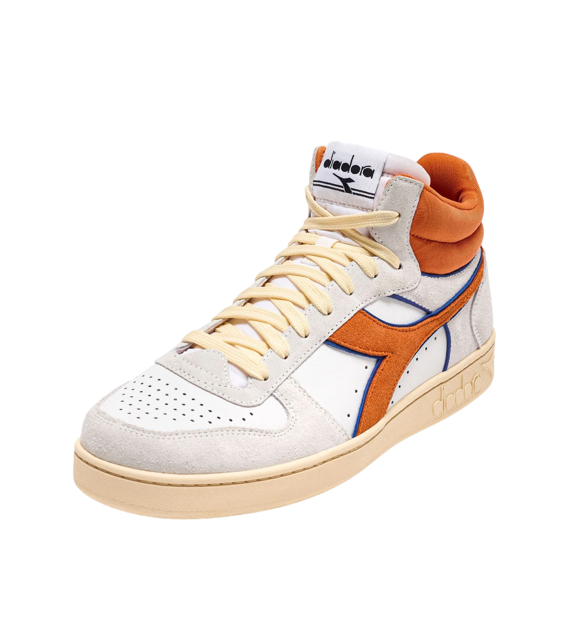 DIADORA Leather  Magic Basket Denim Mid HI Sneaker