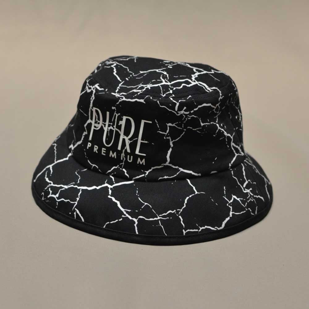 Pure Premium Vespucci Black Sporty Bucket Hat