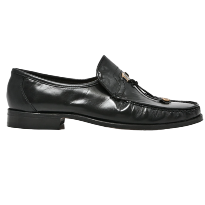 Crockett & Jones Glace Kid Black Moc