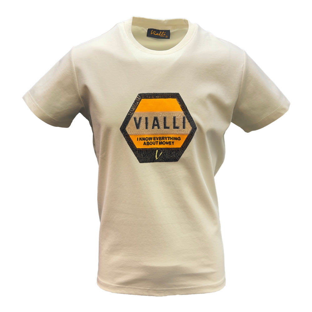 Vialli Hextop Stone T Shirt