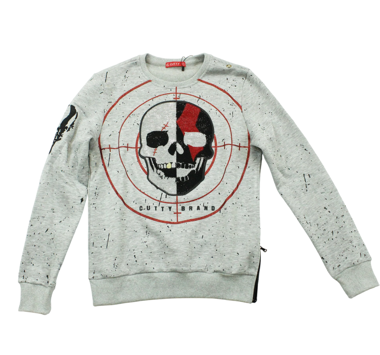 Cutty Local Skull Grey Sweater