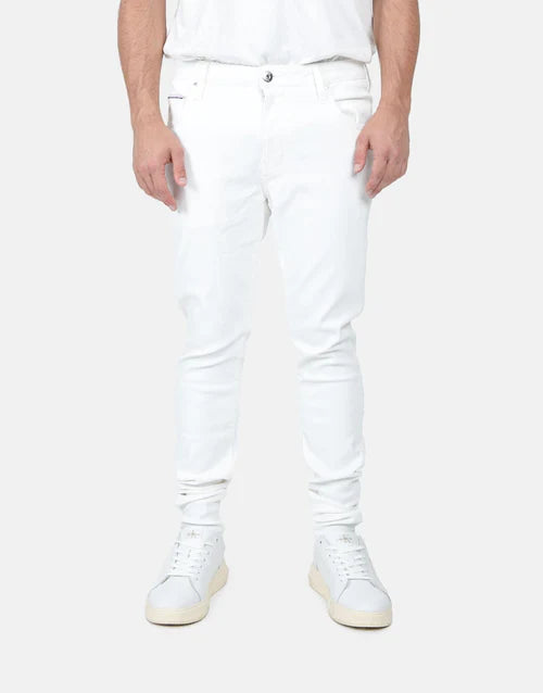 Vialli White oil Wax Ultra Fit Jean