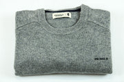 Pringle Grey Melange Rounded Neck Jersey - BOSSINI SA