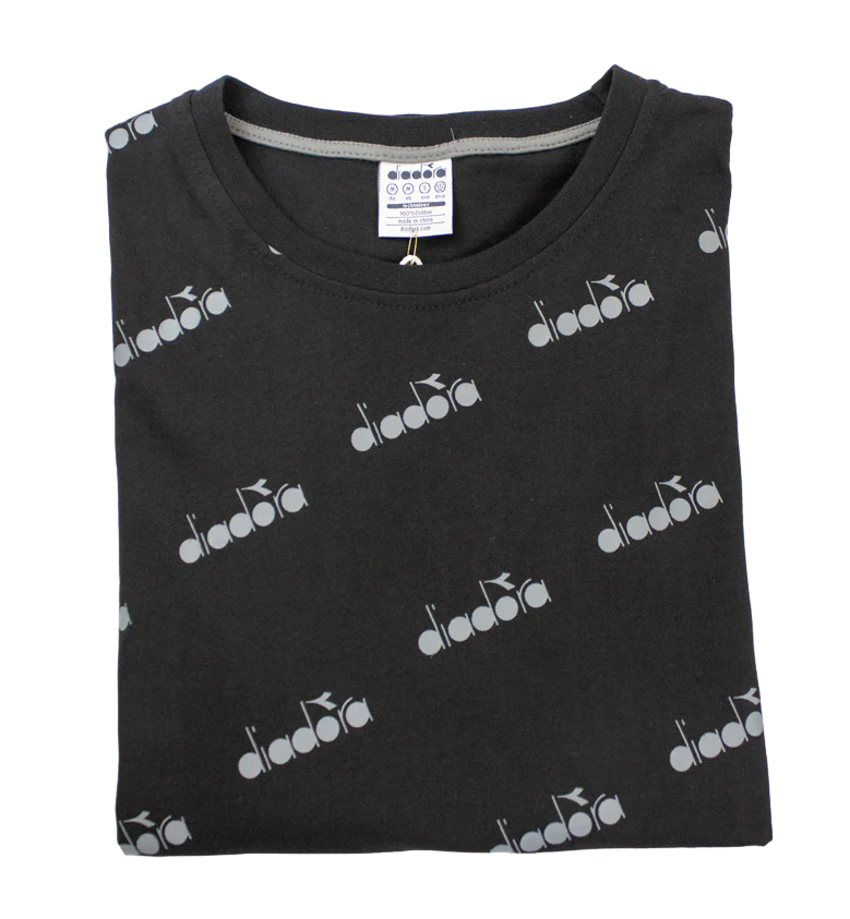 Diadora Logo Black Beat T Shirt