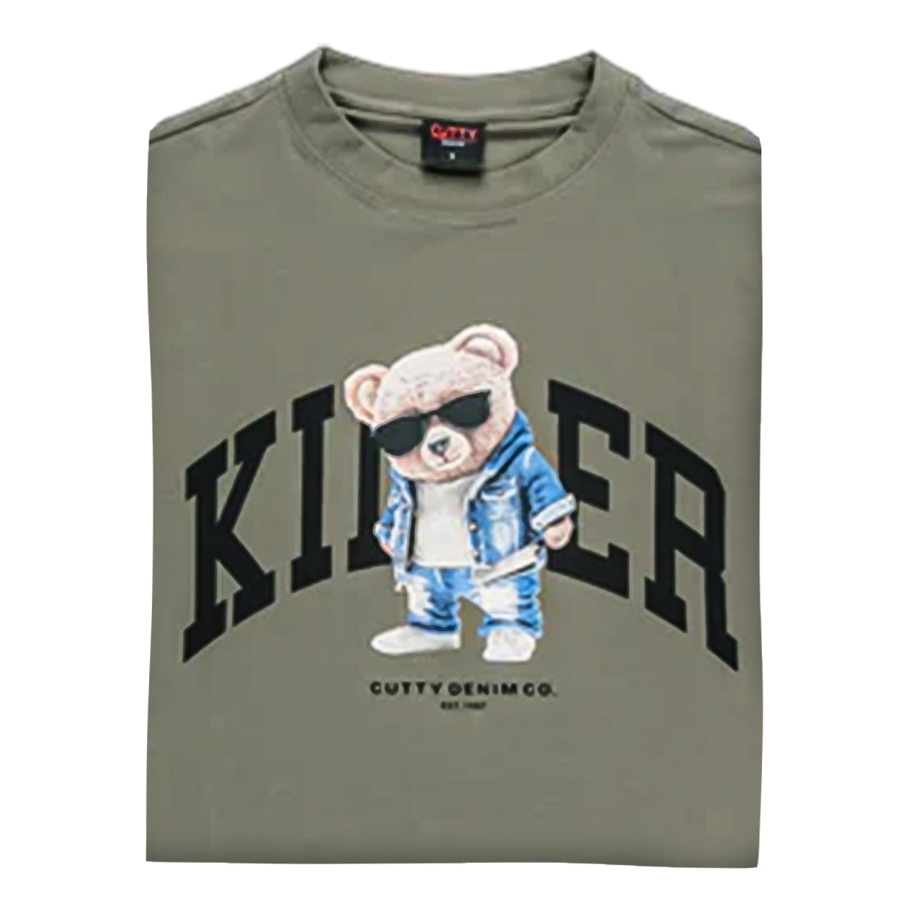 Cutty Baloo Teddy Mochino T-Shirt Olive