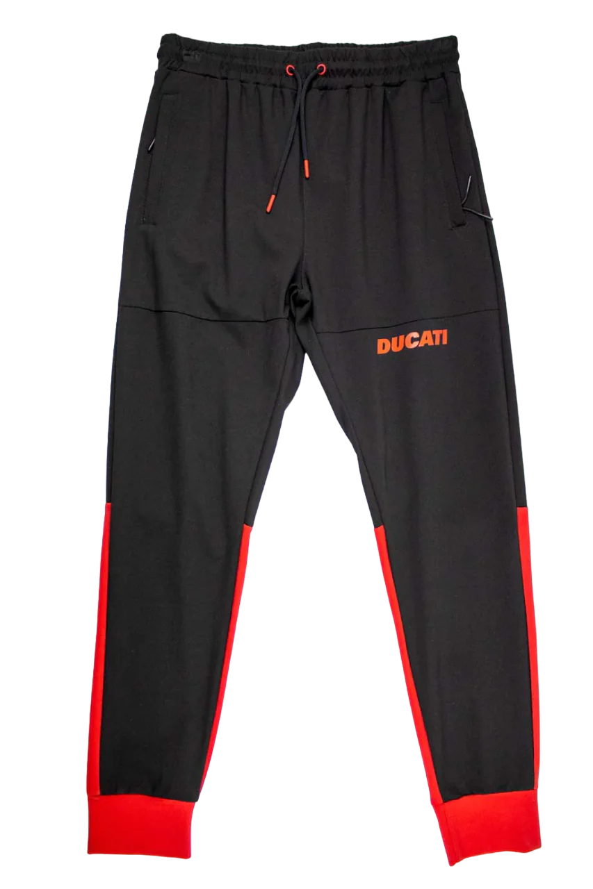 Ducati Black  Red Trackpants