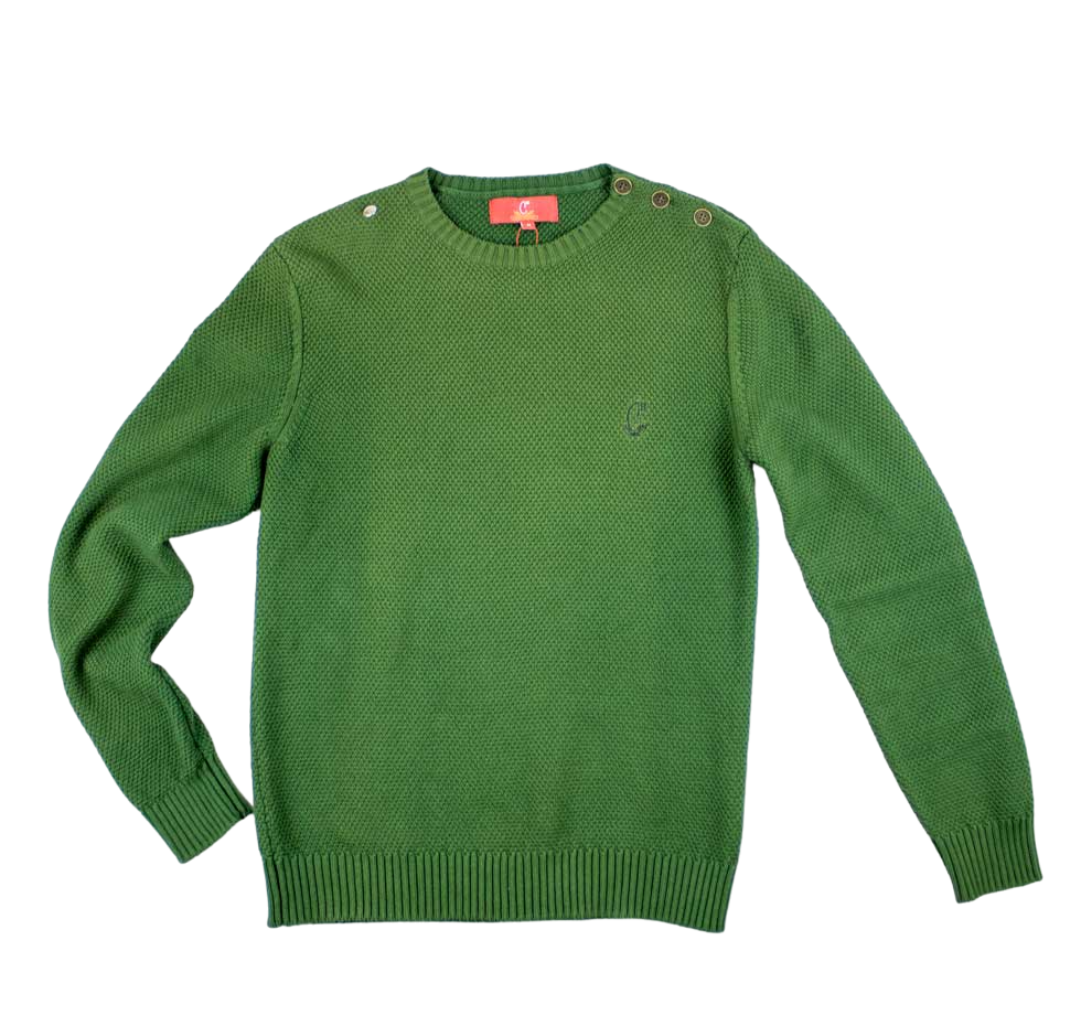 Carducci C2squared Bottle Green Sweater