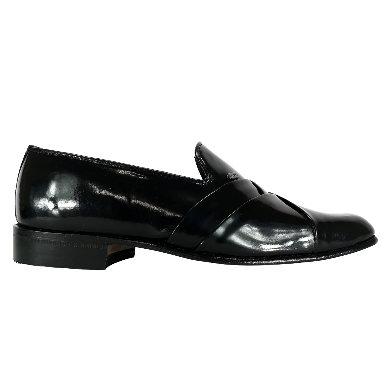 Barker Leather Derek Black Mocassin