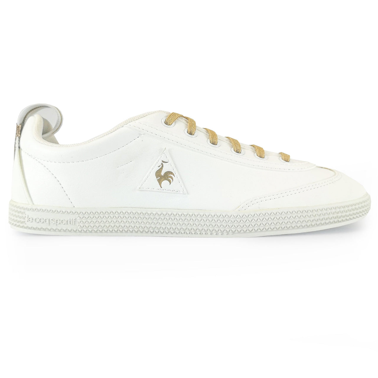 Lecoq Sportif Provencale White Brass Gold Sneaker