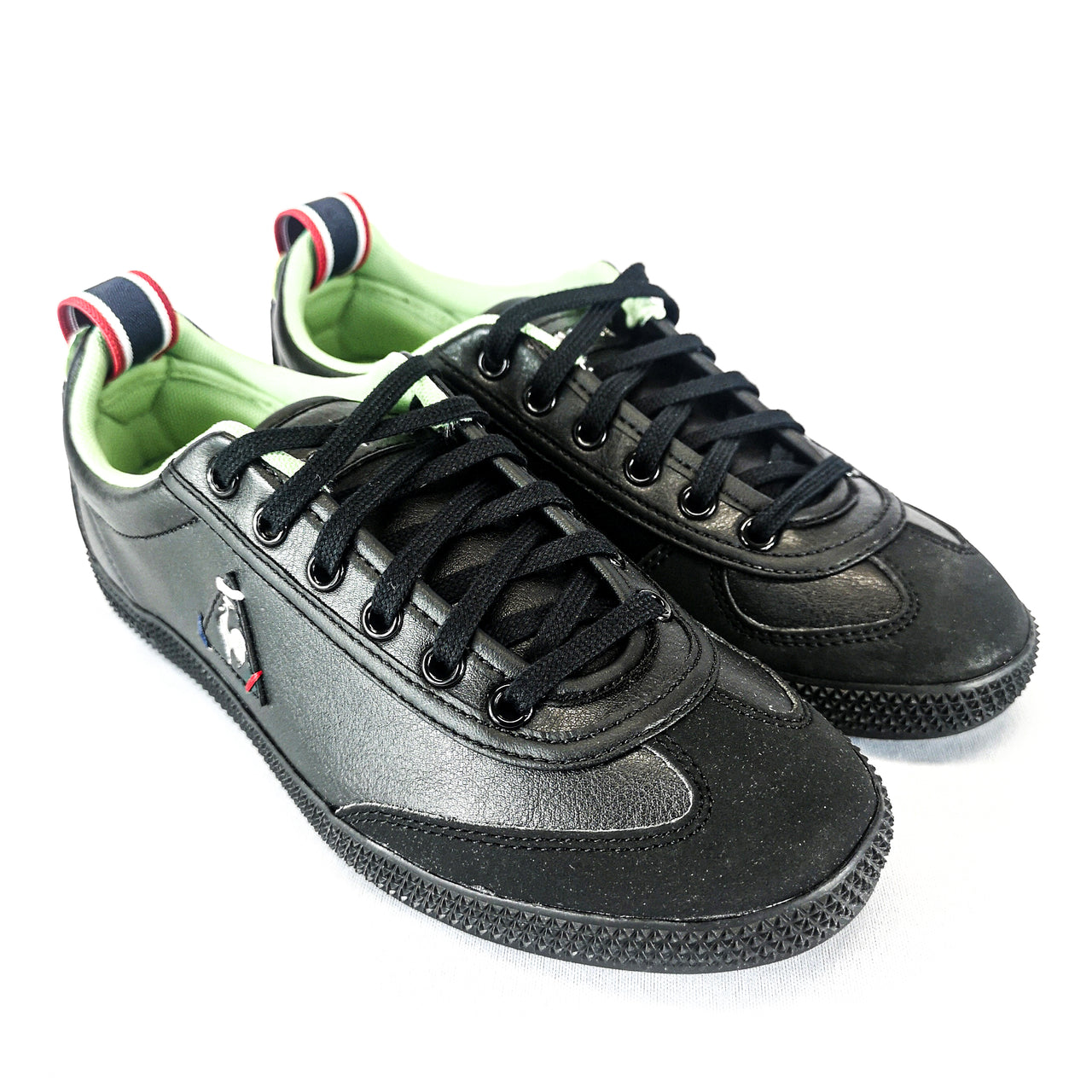 Lecoq Sportif Provencale Black & Green Sneaker