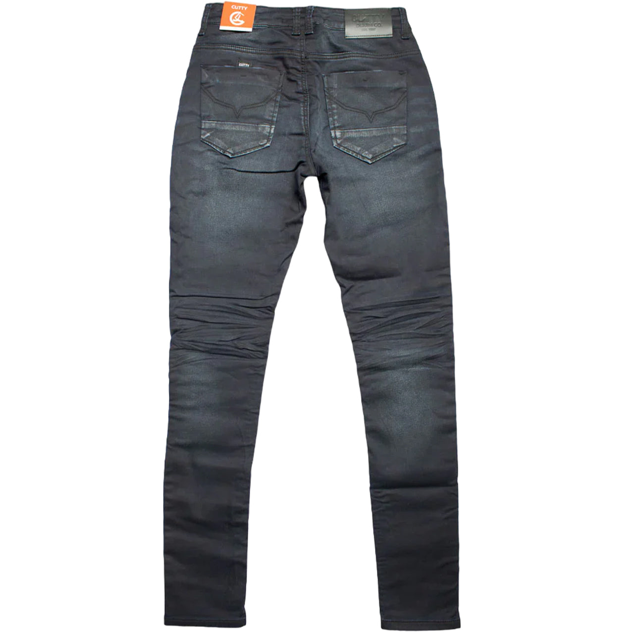 Cutty Cycle Blue-Black Coated Jeans