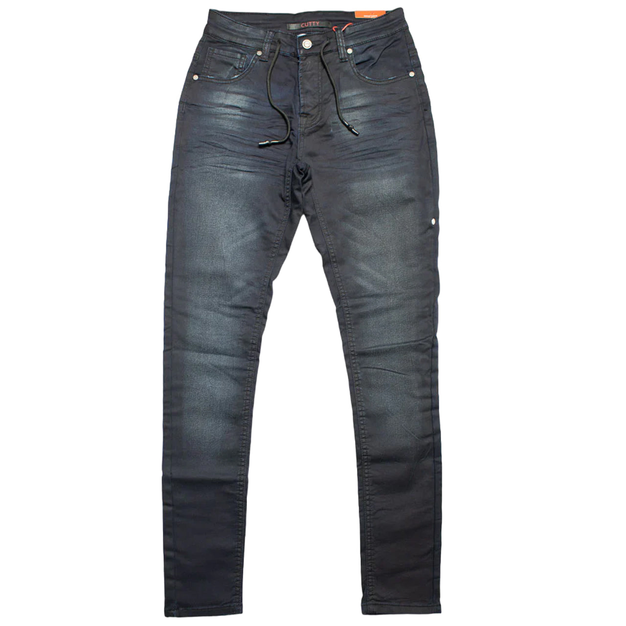 Cutty Cycle Blue-Black Coated Jeans