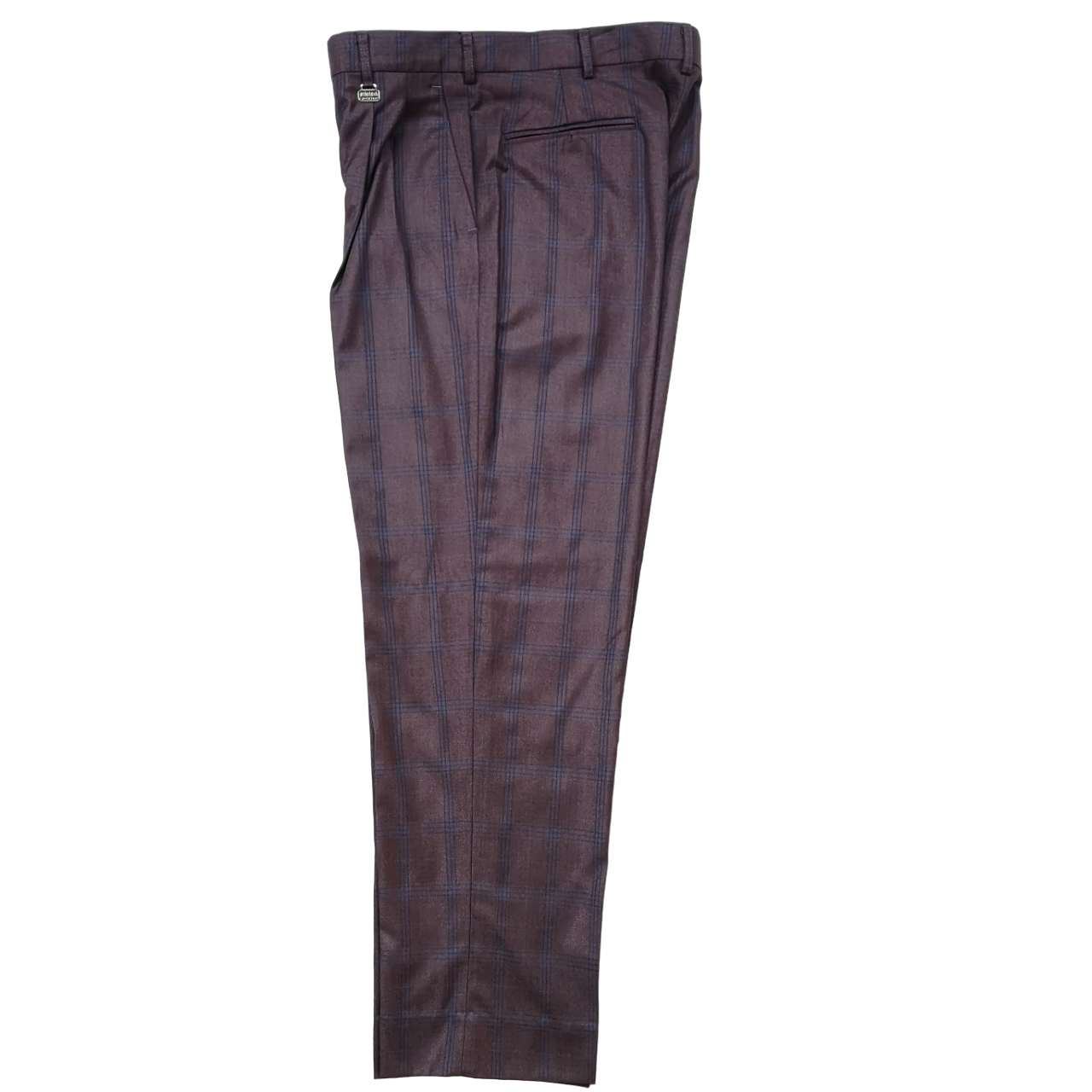 Navada Plum  Check Slack Trouser