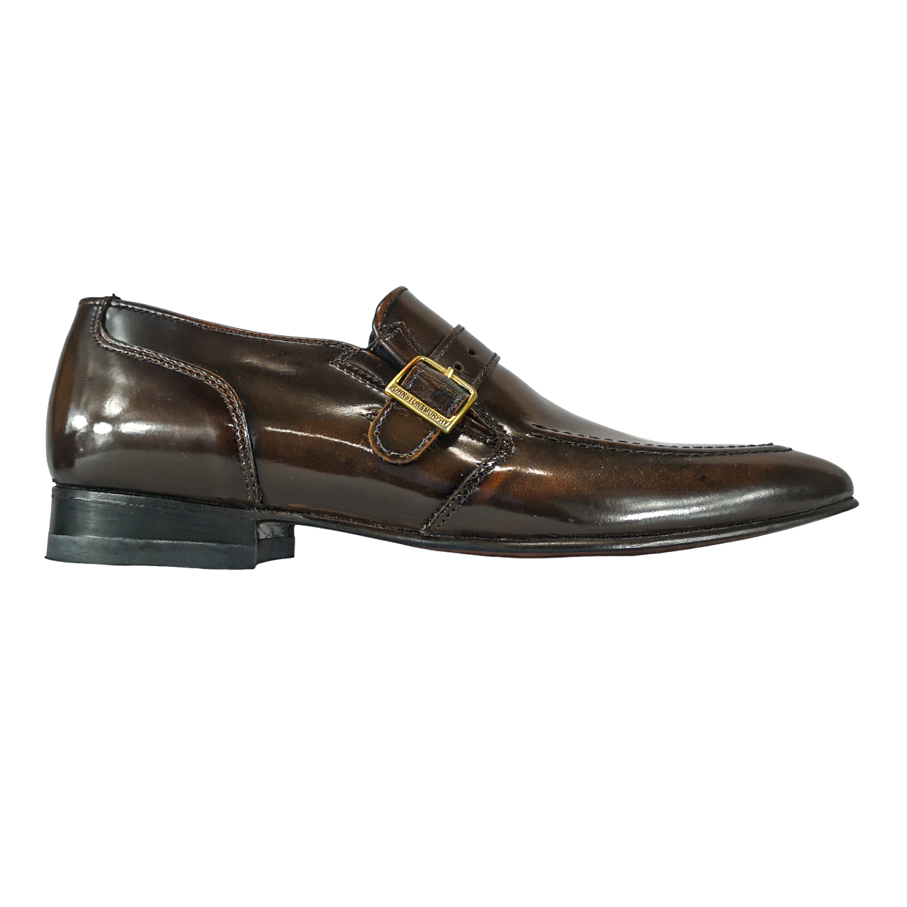 Johnston & Murphy Strap Mocassin Walnut Brown