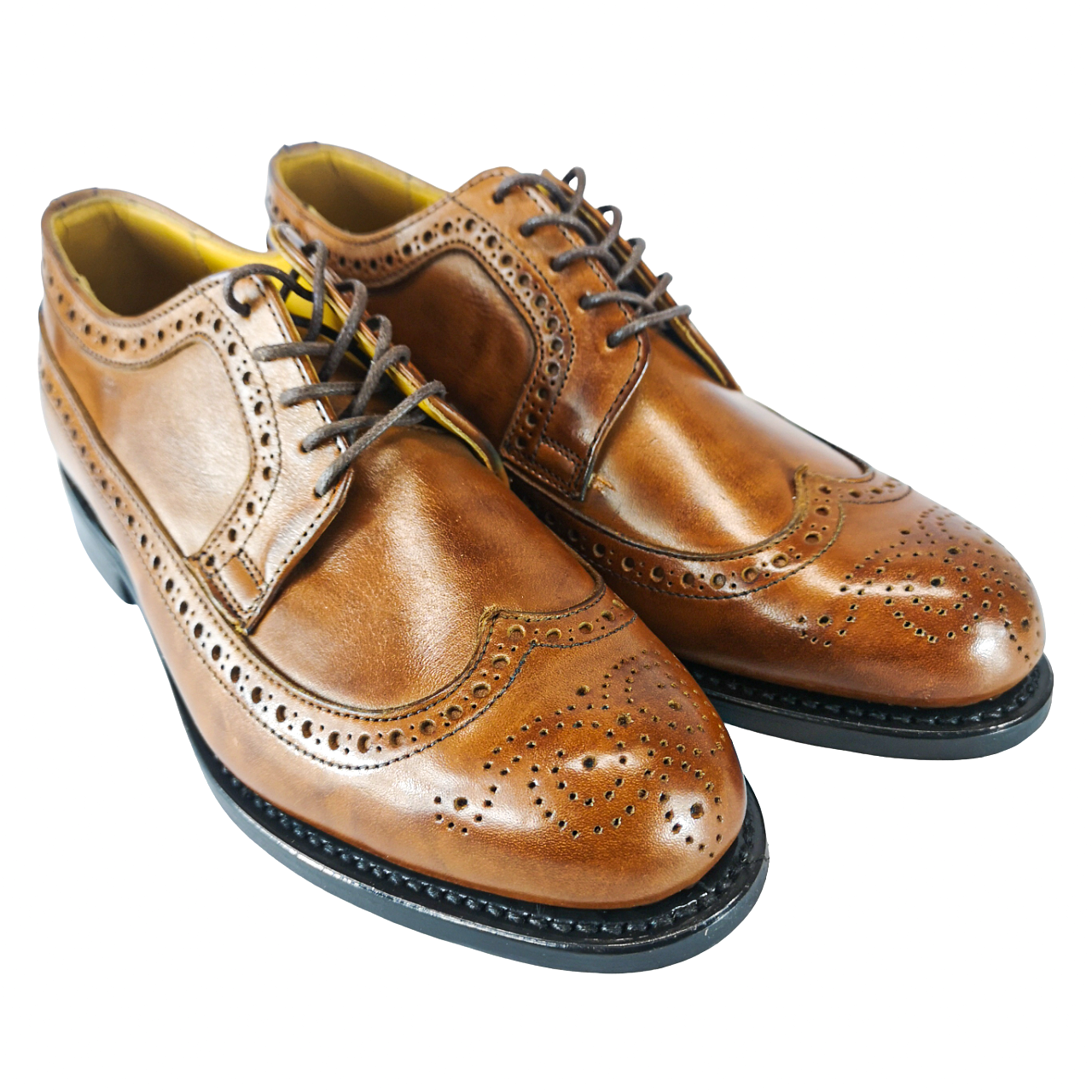 Johnston & Murphy Tan Leather Brogue