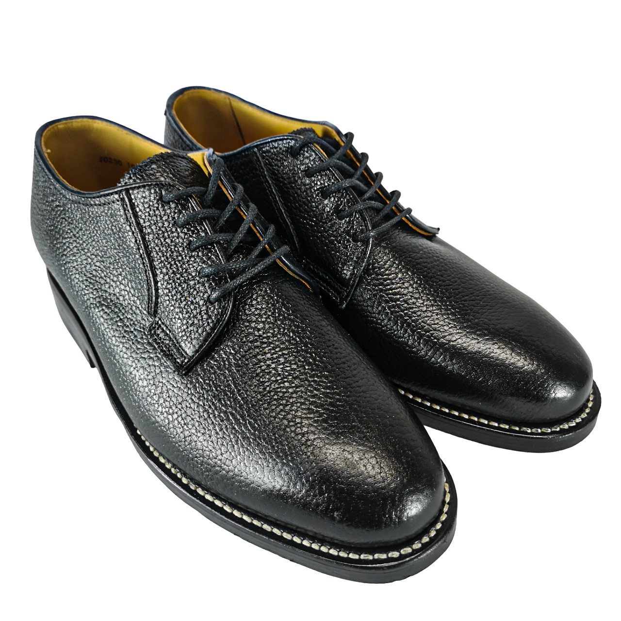 Johnston & Murphy Pebble Grain Leather Black