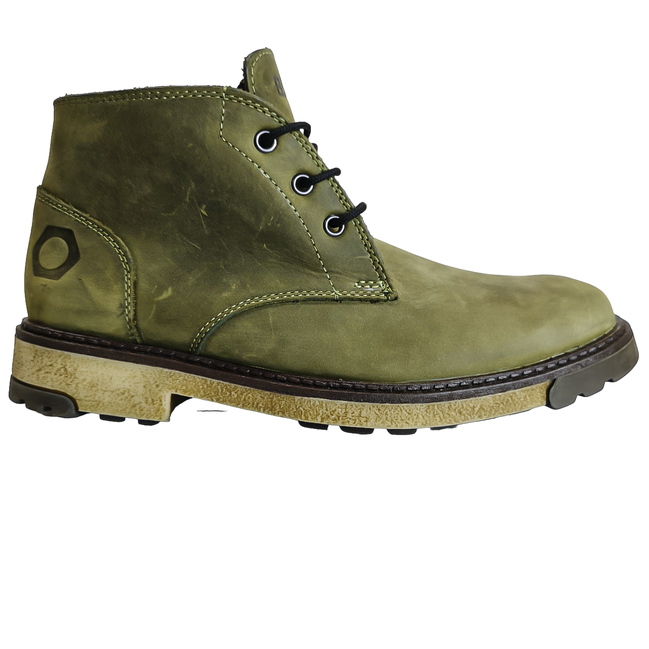 Bronx Leather  Olive San Diego Boot