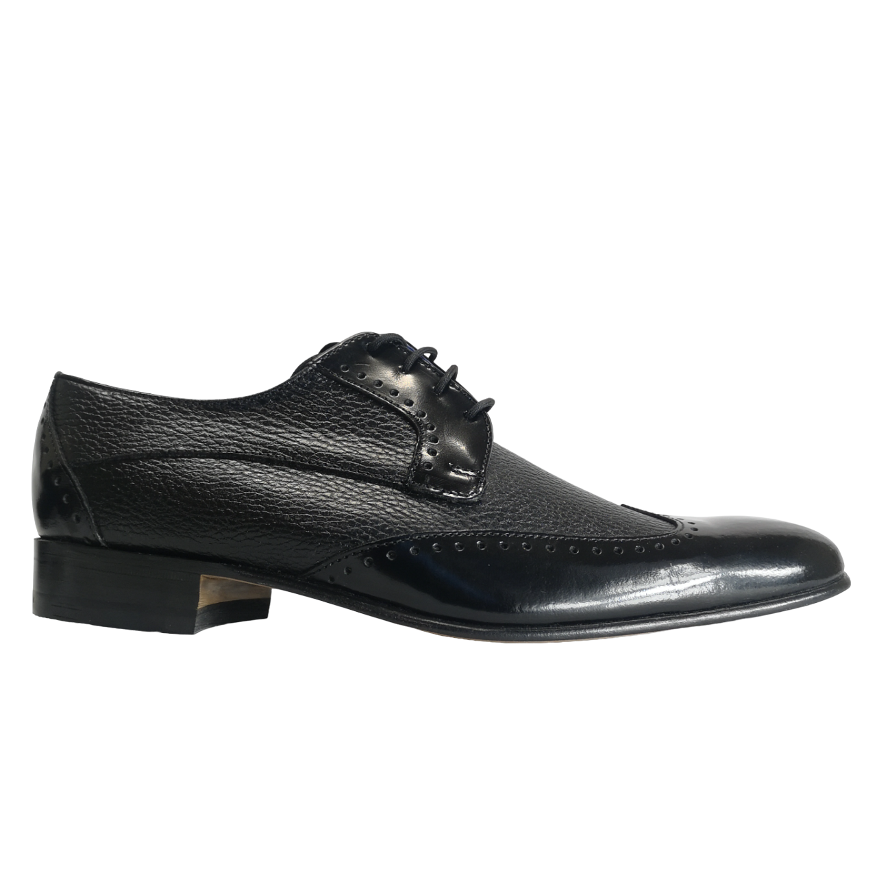 Barker Black Grain Leather Formal Shoe