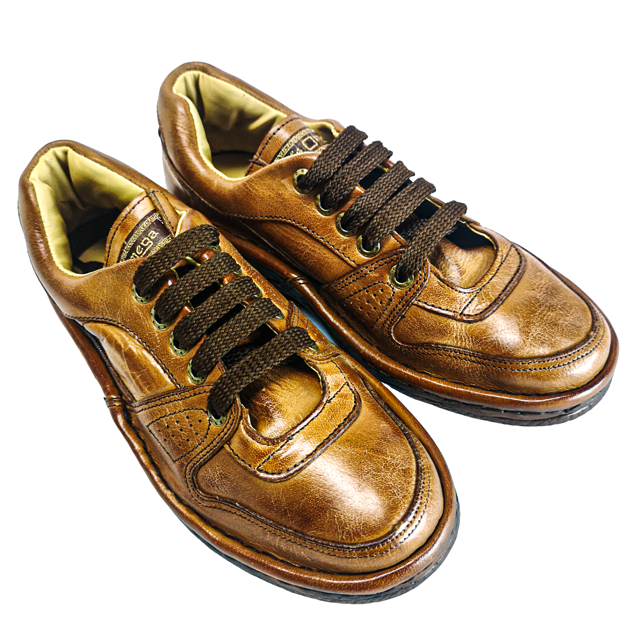 Omega Leather Terracotta Tan  Shoe