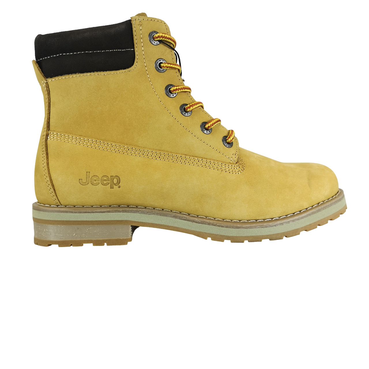 Jeep Honey Tan Leather Rugged worker Boot