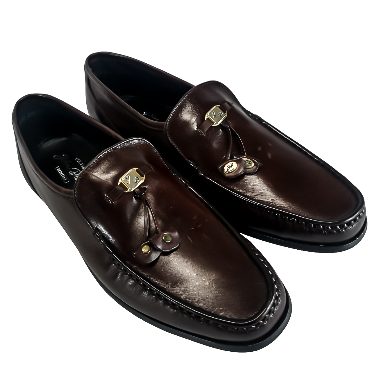 JOHN DRAKE Burgundy Tassle Slip On