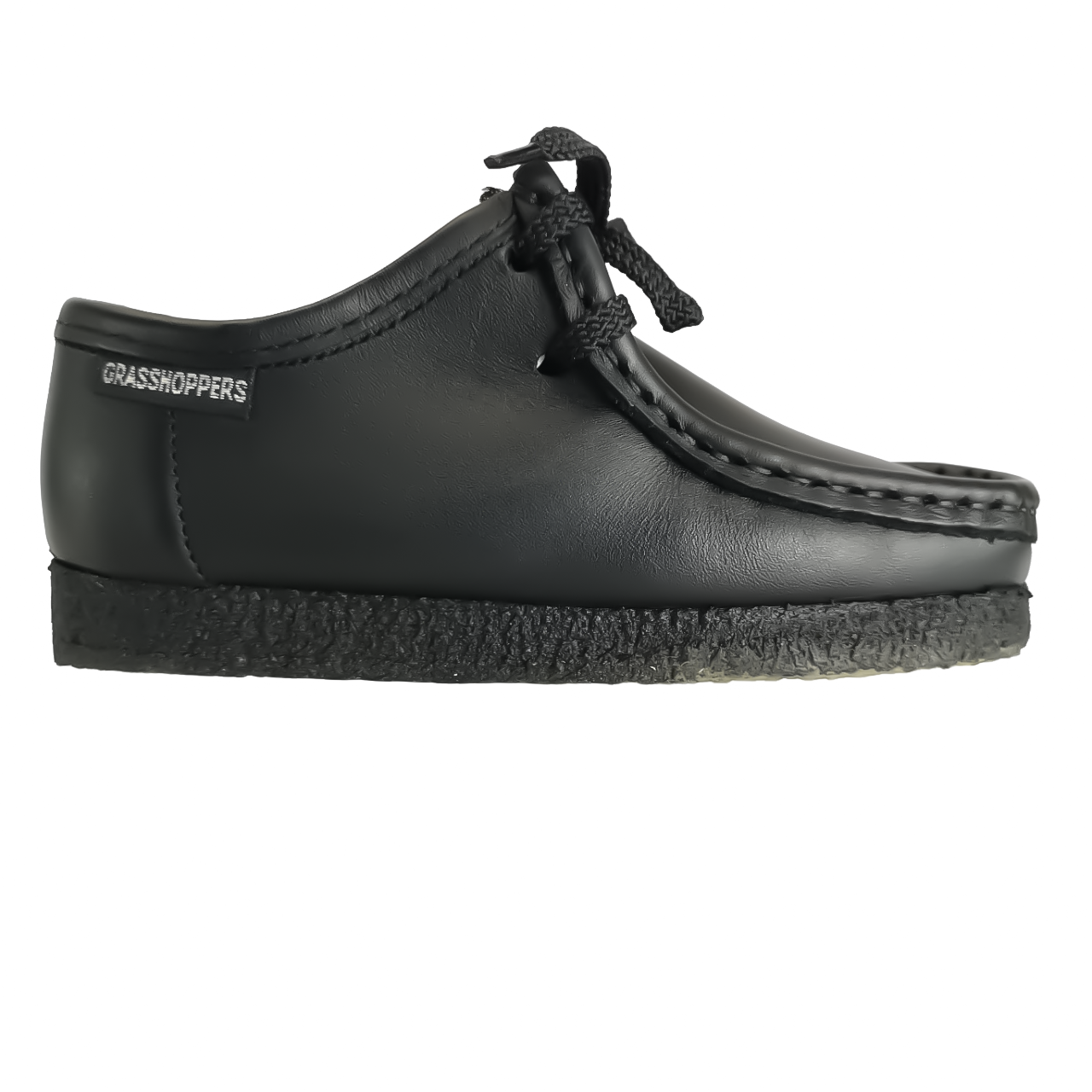 Grasshoppers Boys Milo Youth Black Leather