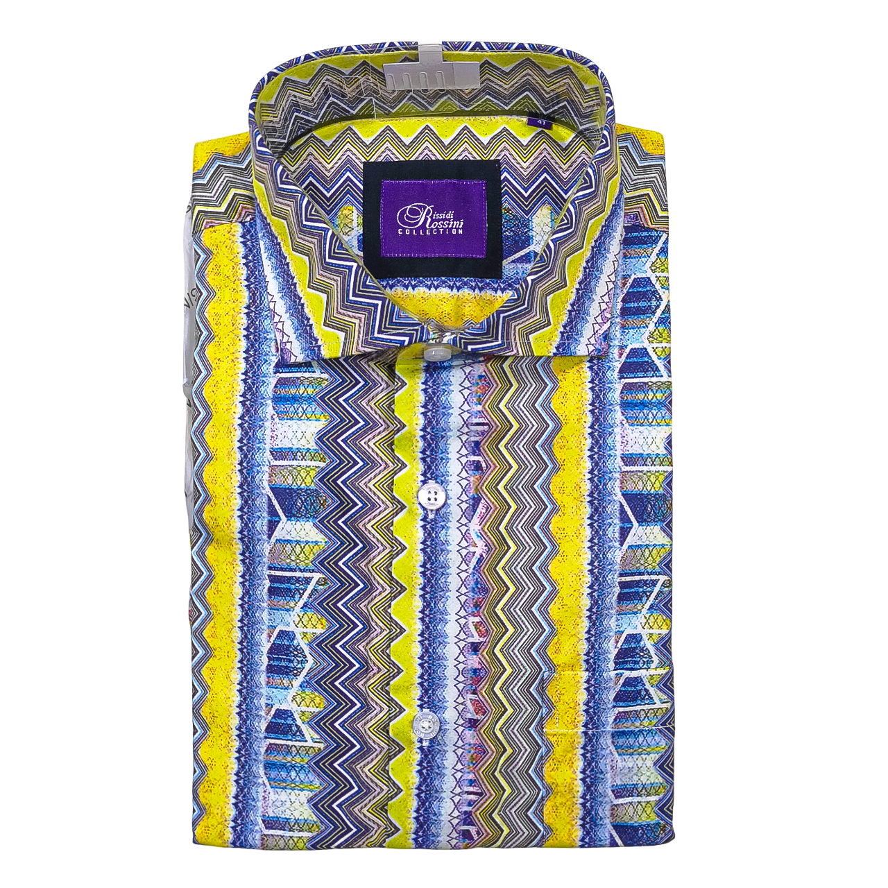 ROSSINI LS Traditional Pattern Shirt