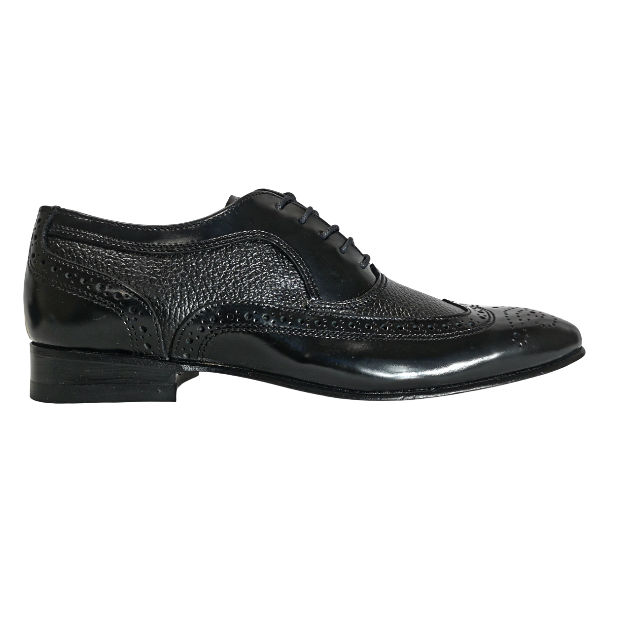 JOHNSTON & MURPHY Leather Black Smart Shoe