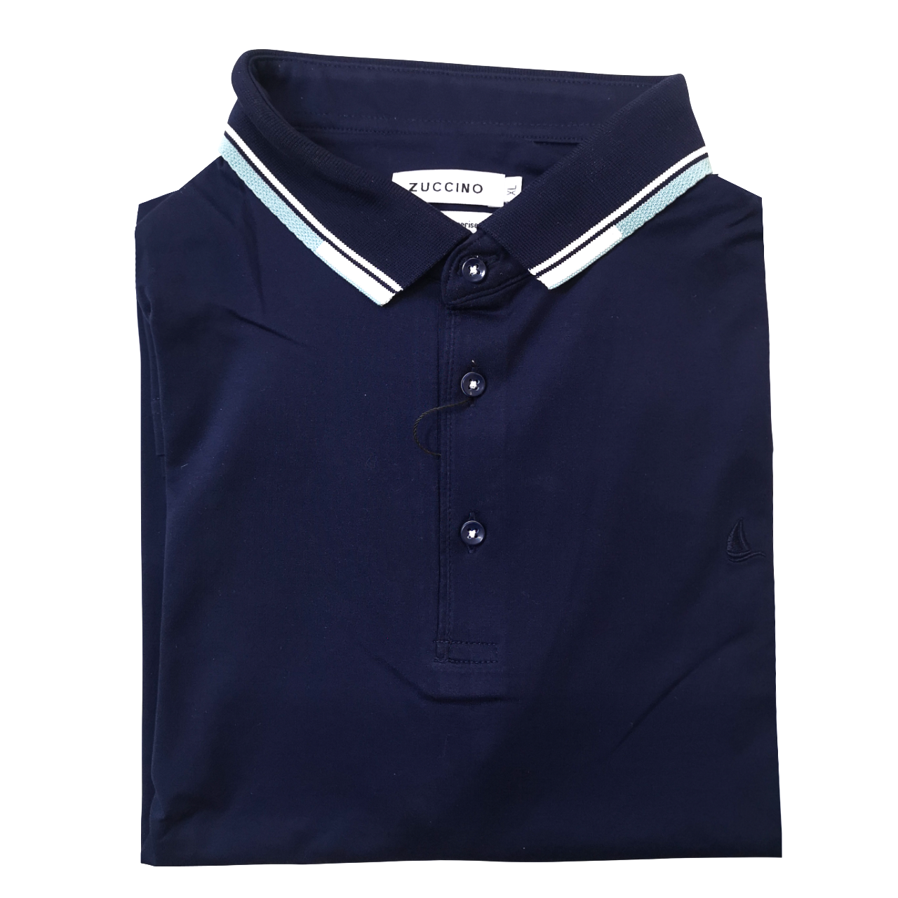 Zuccino SS Double Mercerized Navy Golfer