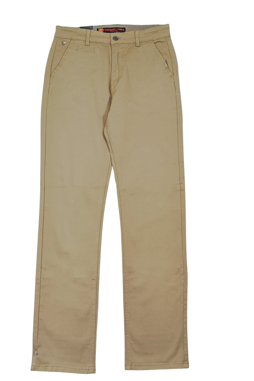 Crockett & Jones Khaki Straight Leg Chino