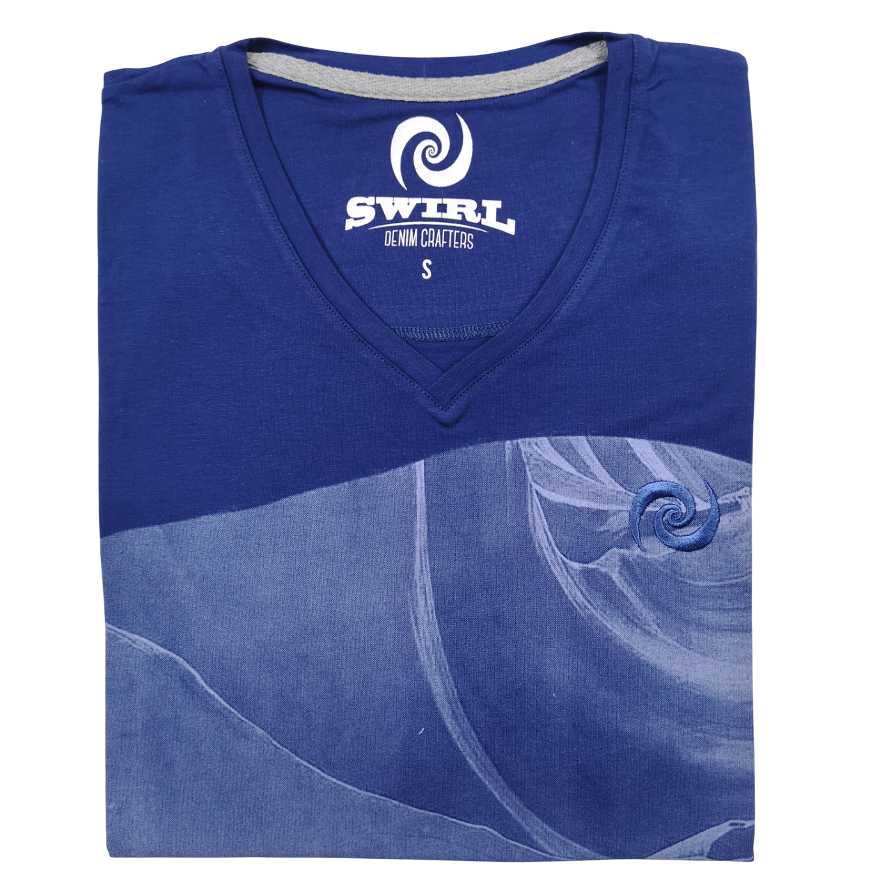 Swirl Boulders Blue T-Shirt