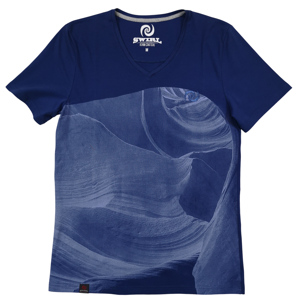 Swirl Boulders Blue T-Shirt