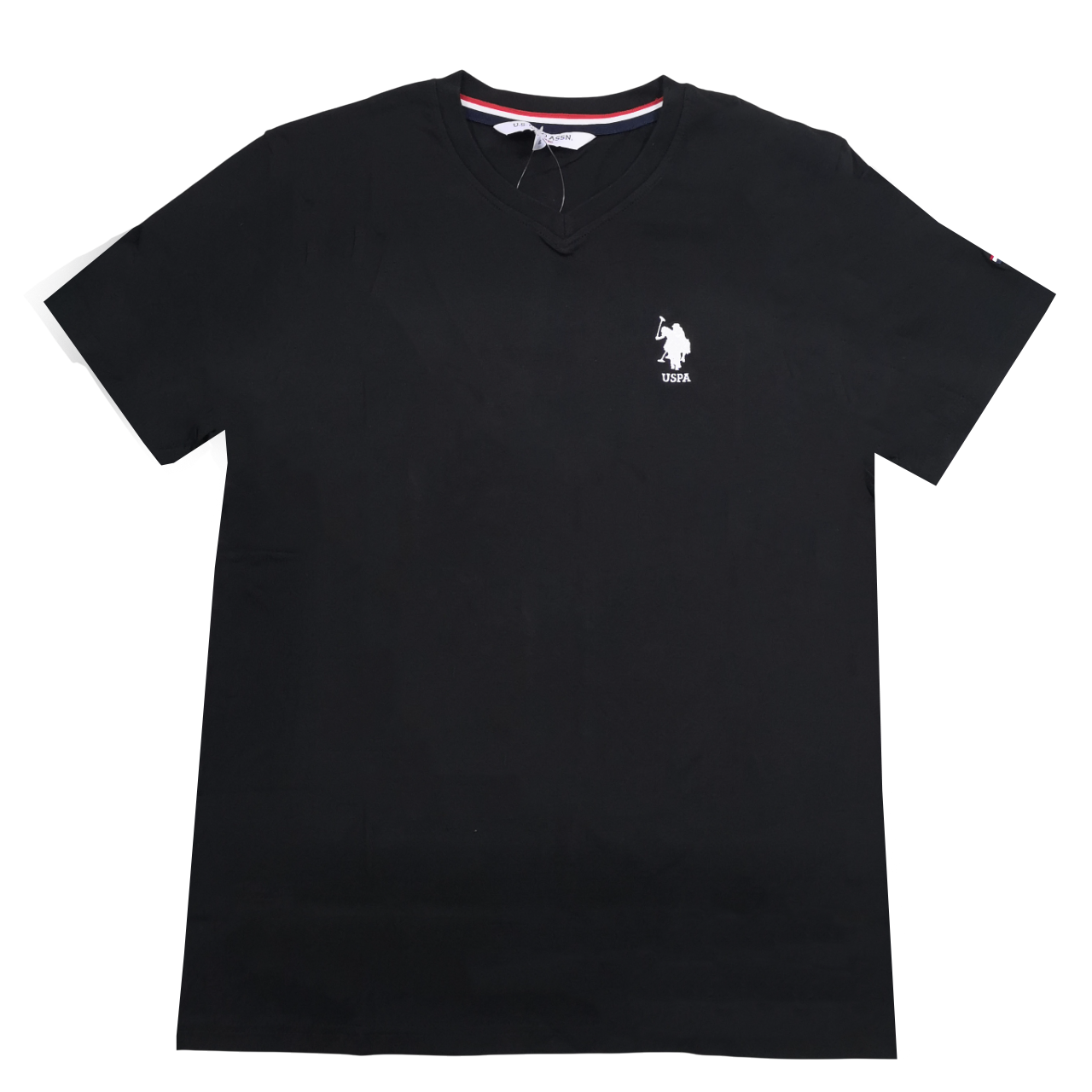 Polo US ASSN V-Neck Black T-Shirt