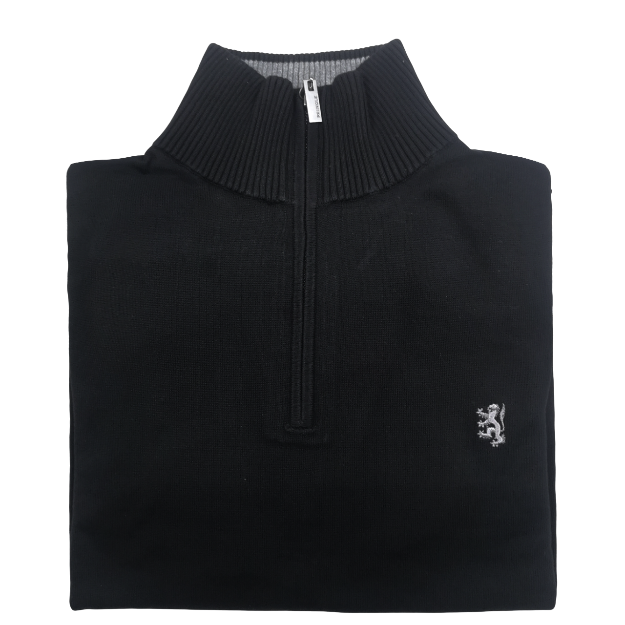 Pringle 1/4 zip Black Knitwear