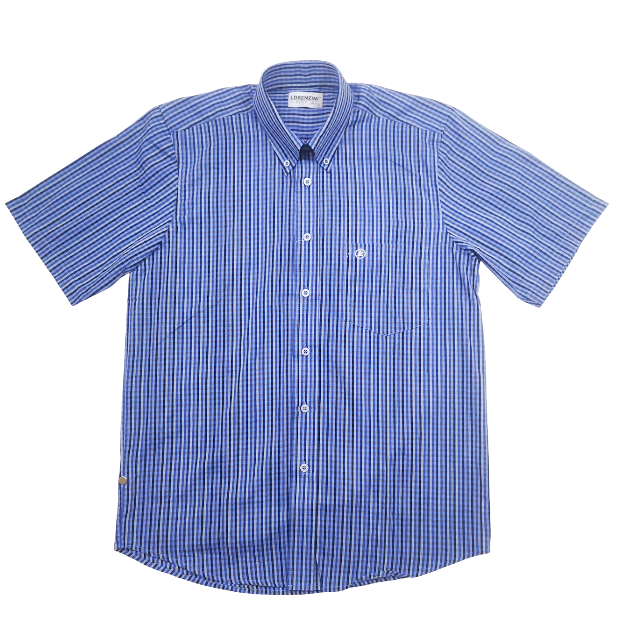 Lorenzini LS Classic Check Blue Shirt