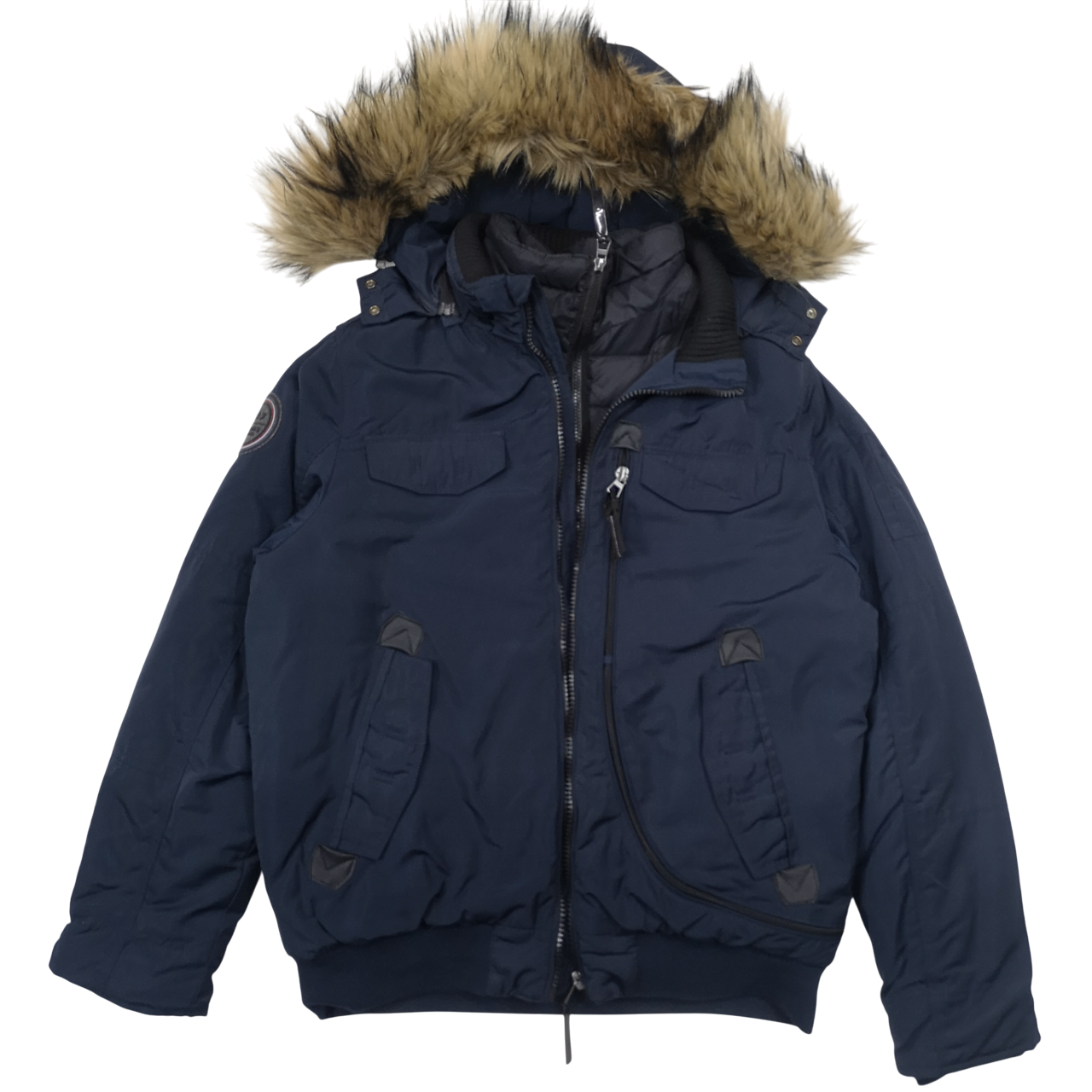 K7 Omega Fur Navy Jacket