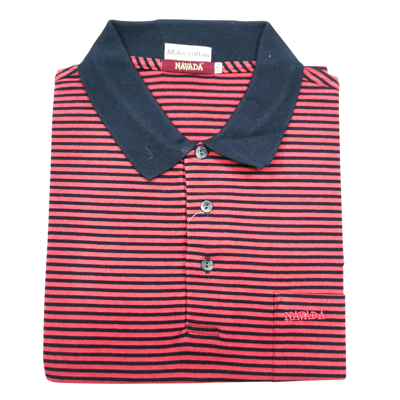 Navada Stripe/Navy Red Golfer