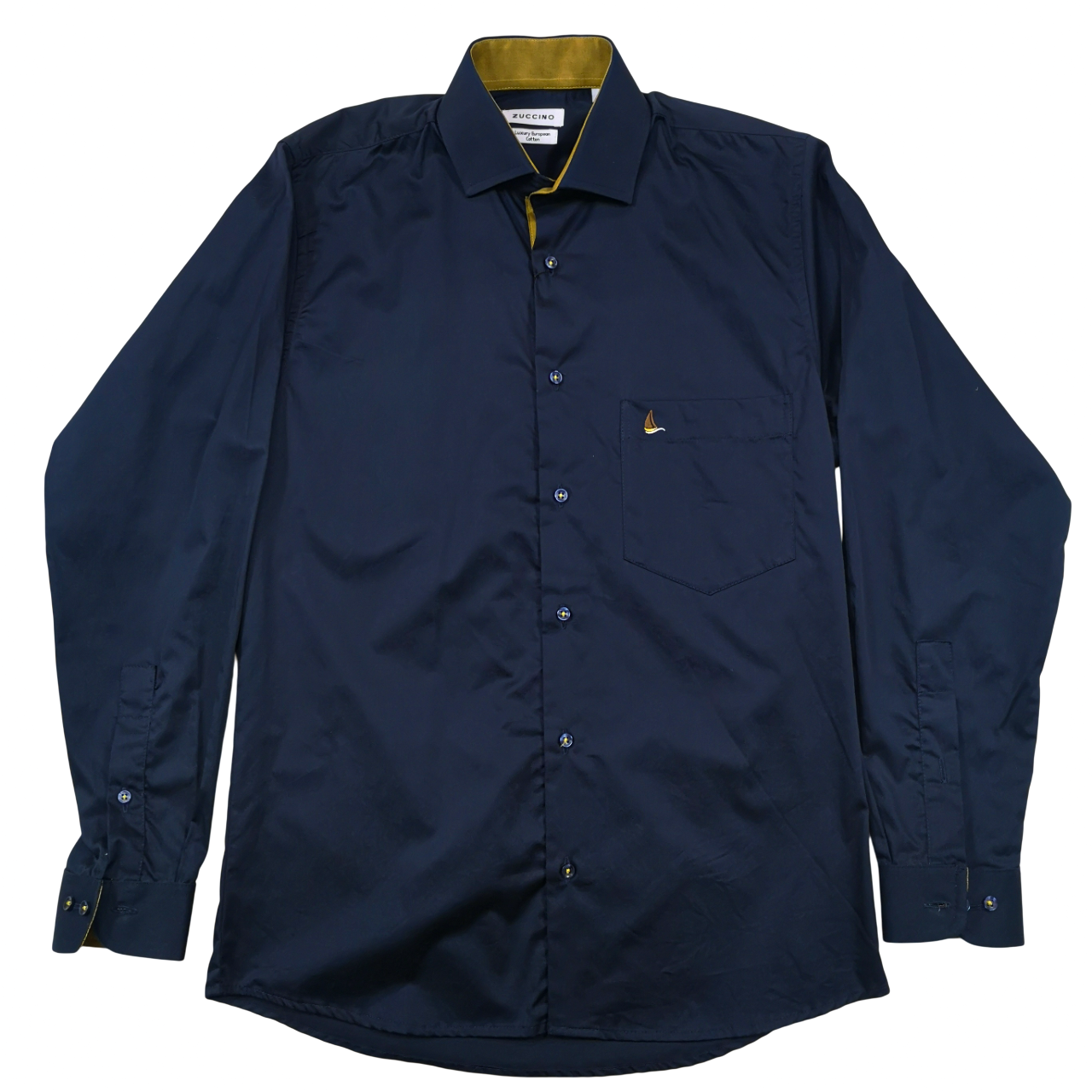 Zuccino of Italy Navy LS Shirt