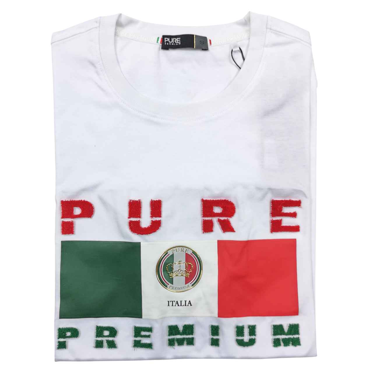 Pure Premium Fabio Italia White T-Shirt